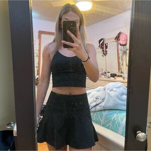 Aeropostale XS Black Activewear skort